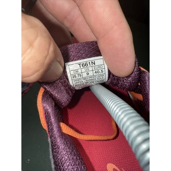 Asics Women's GT-2000 4 Pink/ Orange T661N Size 9 - Picture 9 of 12